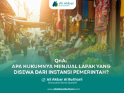 APA HUKUMNYA MENJUAL LAPAK YANG DISEWA DARI INSTANSI PEMERINTAH ?