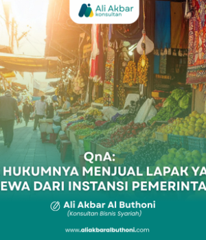 APA HUKUMNYA MENJUAL LAPAK YANG DISEWA DARI INSTANSI PEMERINTAH ?